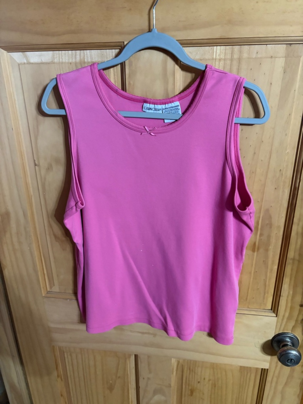 Cabin Creek Pink Sleeveless Tank Top Size XLarge